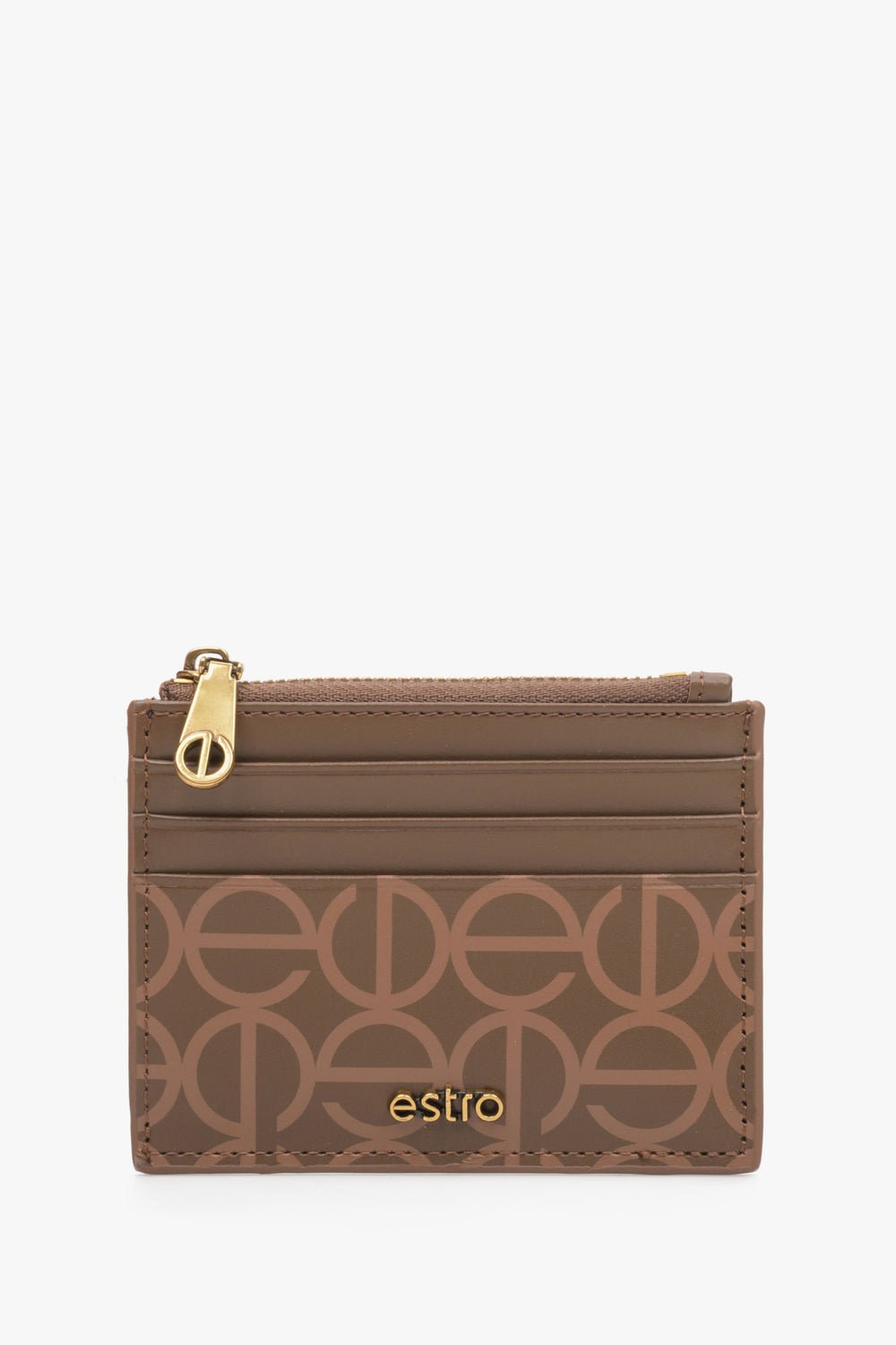 Women's Brown Jet Set Small Logo Wallet Estro ER00113661.