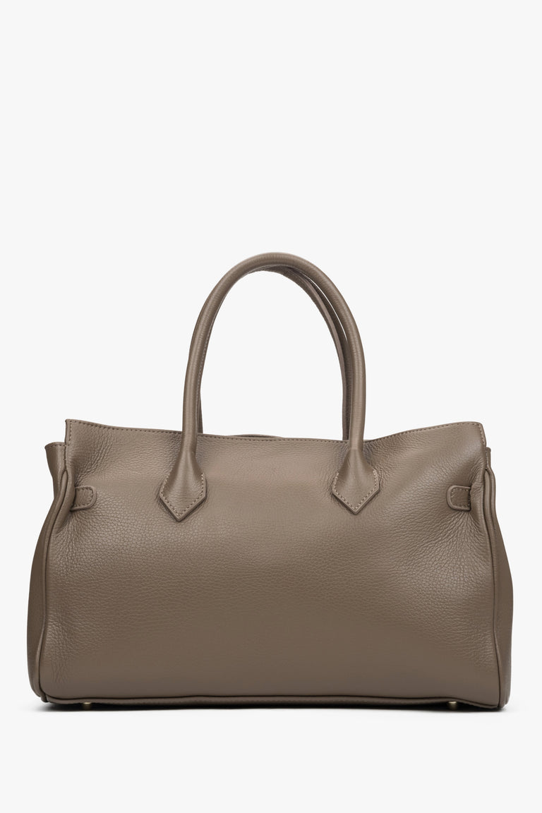 Brown leather women's bag Estro.