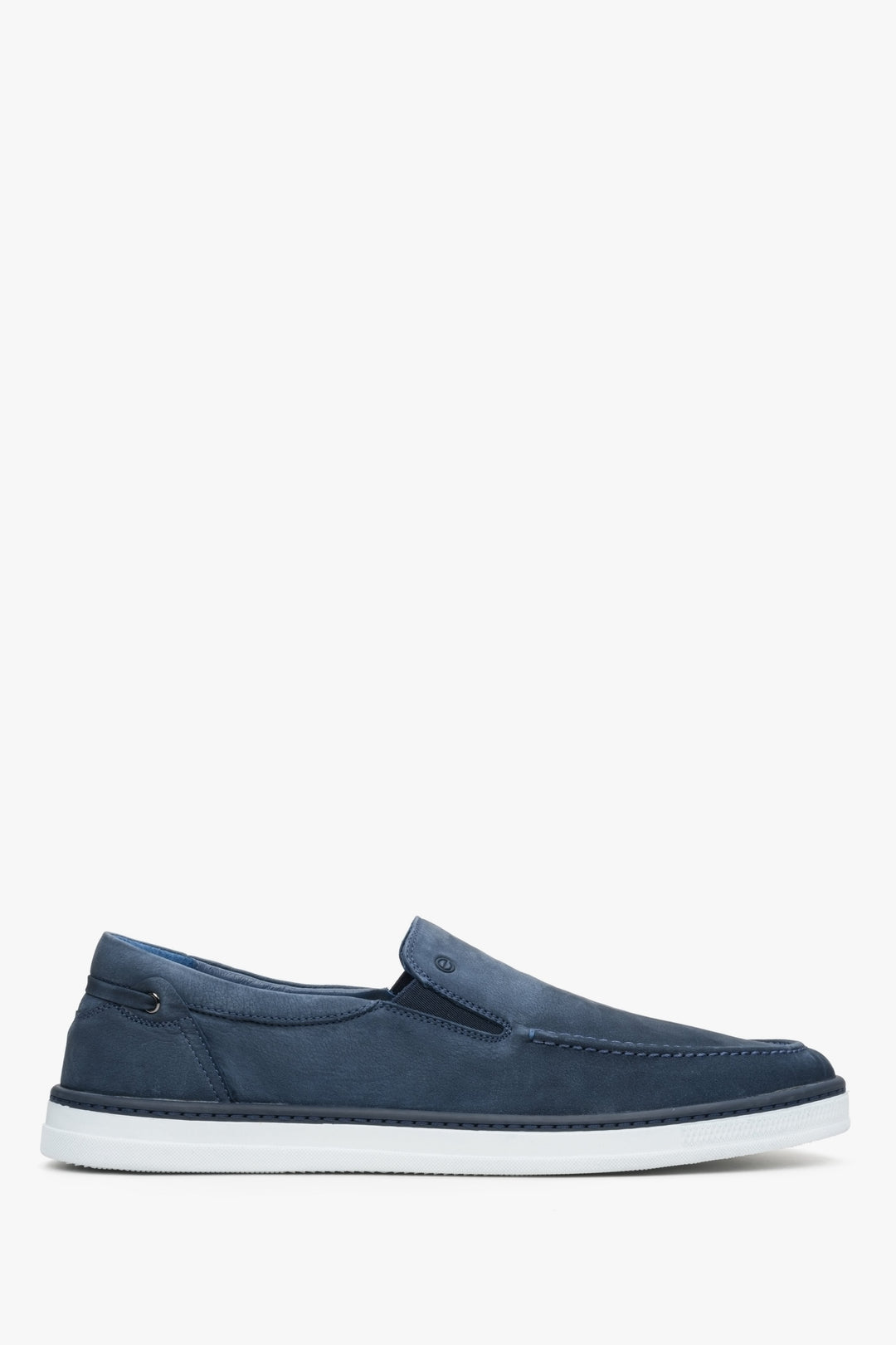 Men's Blue Nubuck Loafers Estro ER00112858