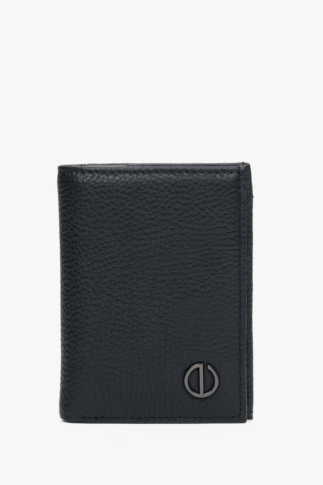 Men's Black Wallet with a Brand Emblem Estro ER00116308