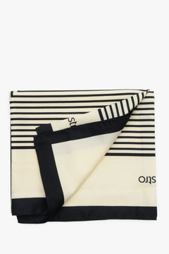 Women's Beige & Black Neckerchief Estro ER00113476.