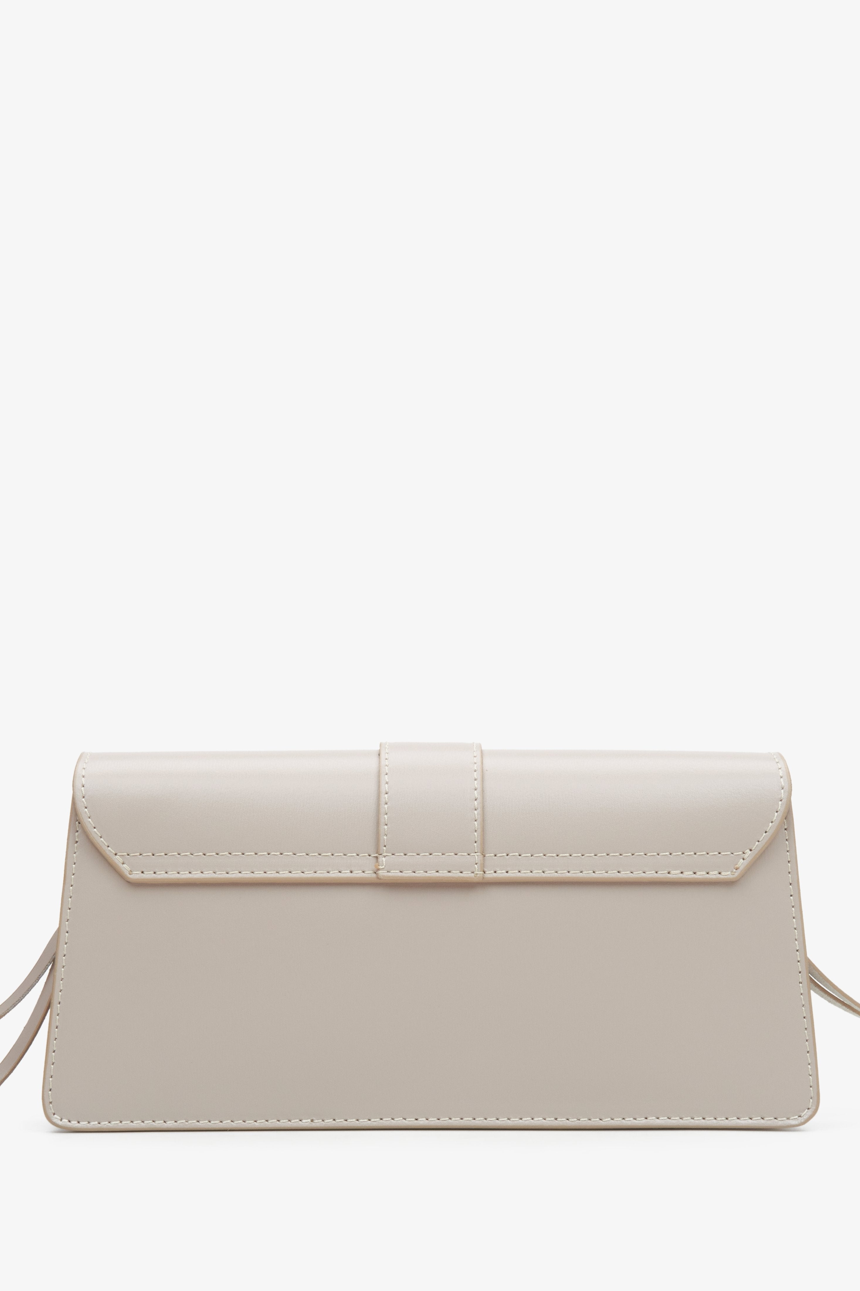 Women's Beige Handbag Estro - reverse.