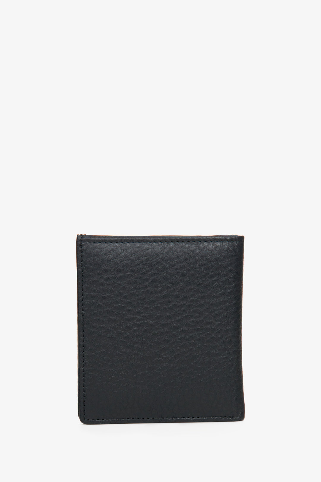 Men's black compact wallet by Estro.