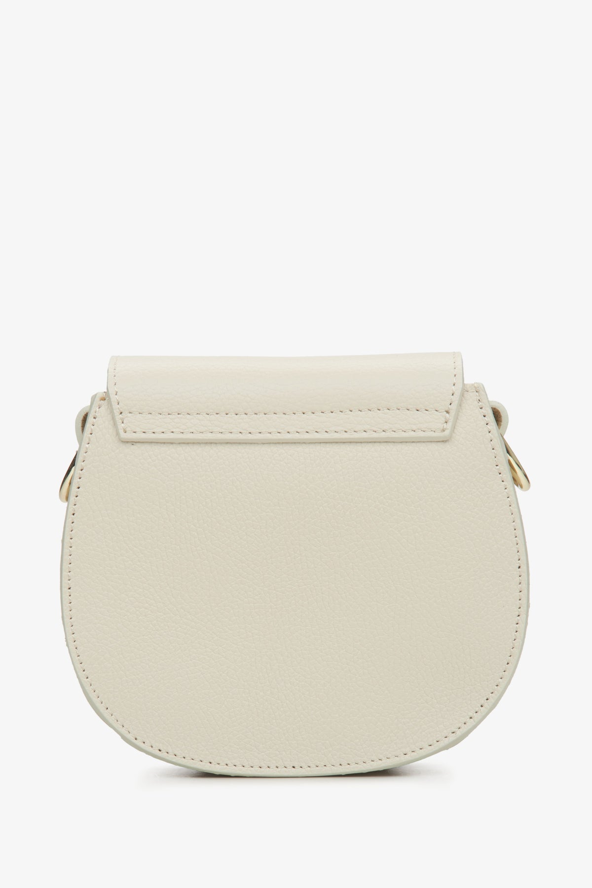 Women's cream beige crossbody bag made in Italy.