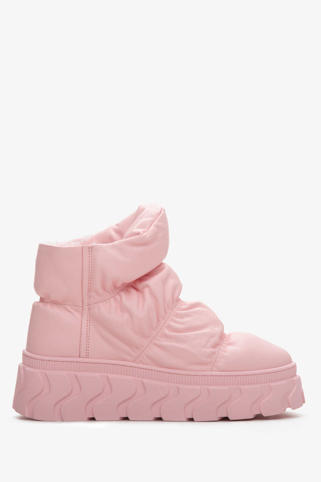 Women's Fur Lined Snow Boots in Pink Estro ER00114223