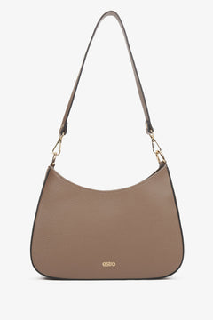 Women's Brown Shoulder Bag made of Premium Italian Genuine Leather Estro ER00116344