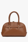 Women's Brown Leather Shoulder Bag Handmade in Italy Estro ER00117427.