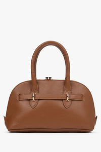 Women's Brown Leather Shoulder Bag Handmade in Italy Estro ER00117427.
