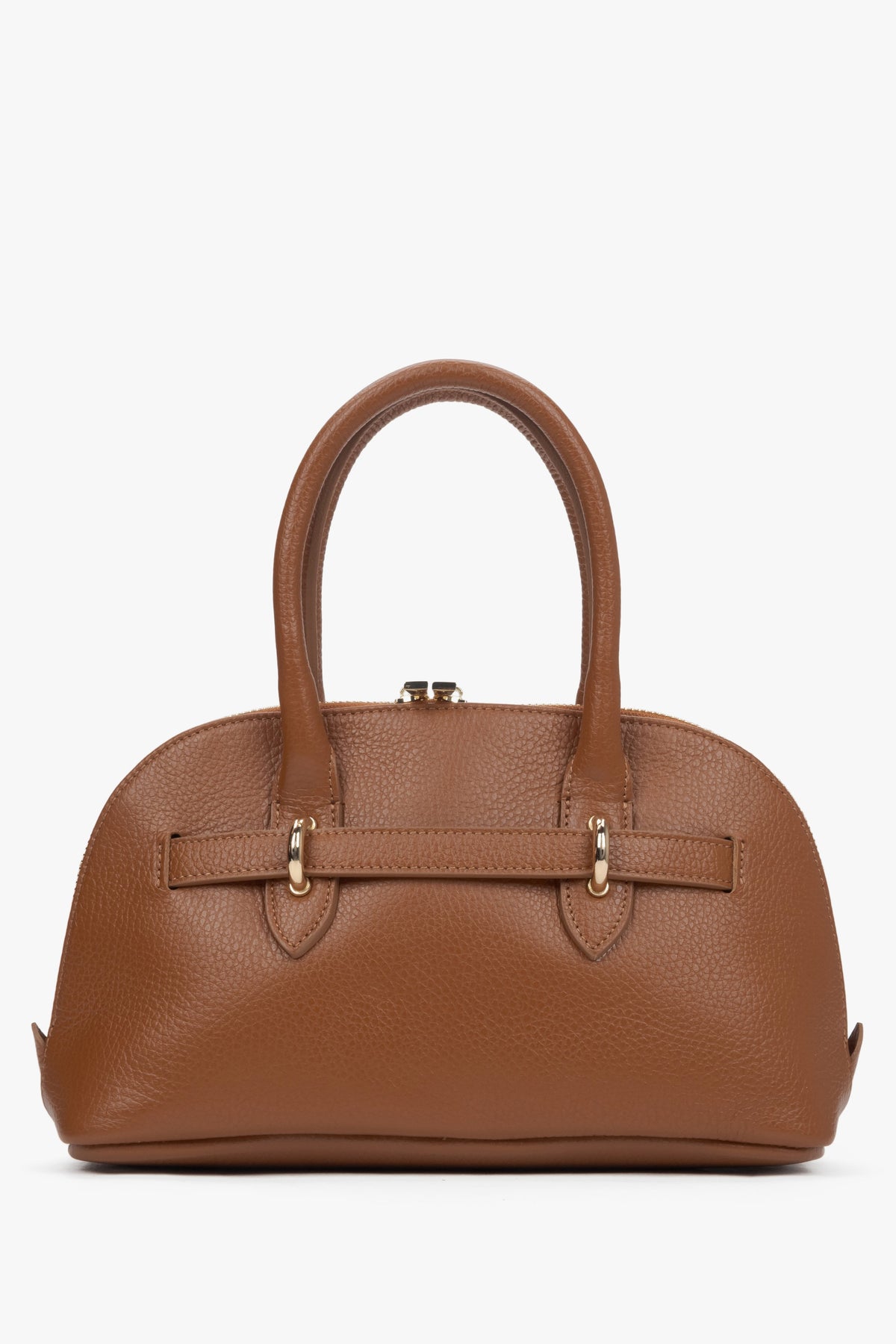 Women's Brown Leather Shoulder Bag Handmade in Italy Estro ER00117427.