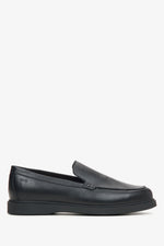 Men's Black Loafers made of Premium Italian Genuine Leather Estro ER00115834.