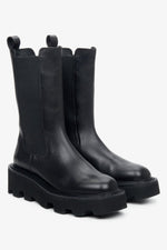 Women's High Black Boots for Fall Estro ER00111838.