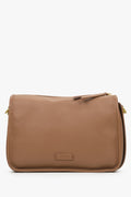 Brown Leather Shoulder Bag with Adjustable Strap Estro ER00114405.