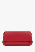 Women's Red Crossbody Bag made of Premium Italian Genuine Leather Estro ER00117489.