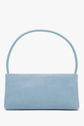 Women's Blue Velour Shoulder Bag Estro ER00116824.