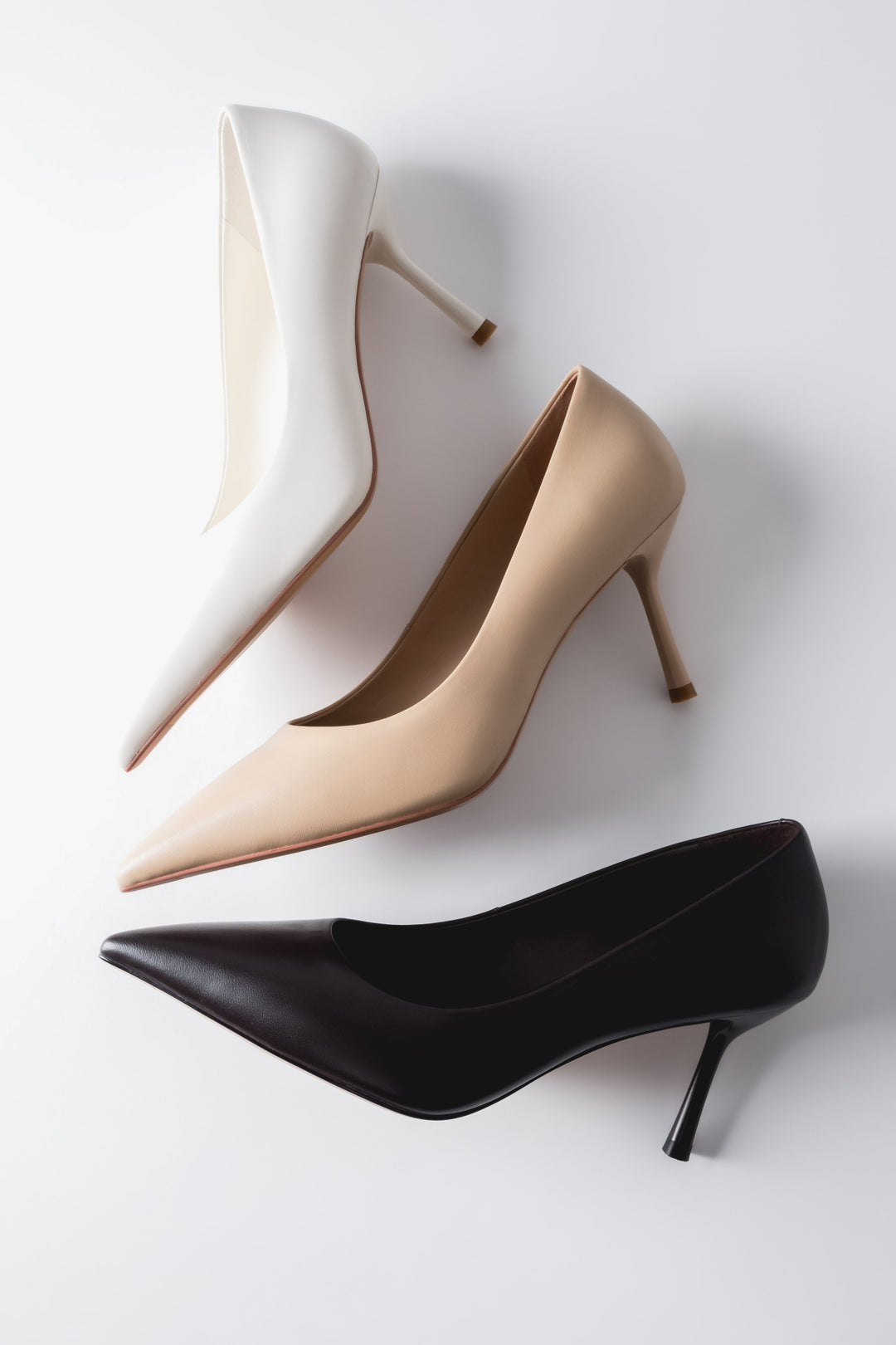 Women's Leather Stilettos Estro – Color Comparison.