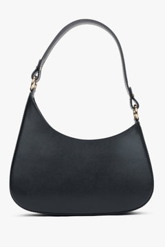 Women's Black Shoulder Bag made of Italian Genuine Leather Estro ER00116374.