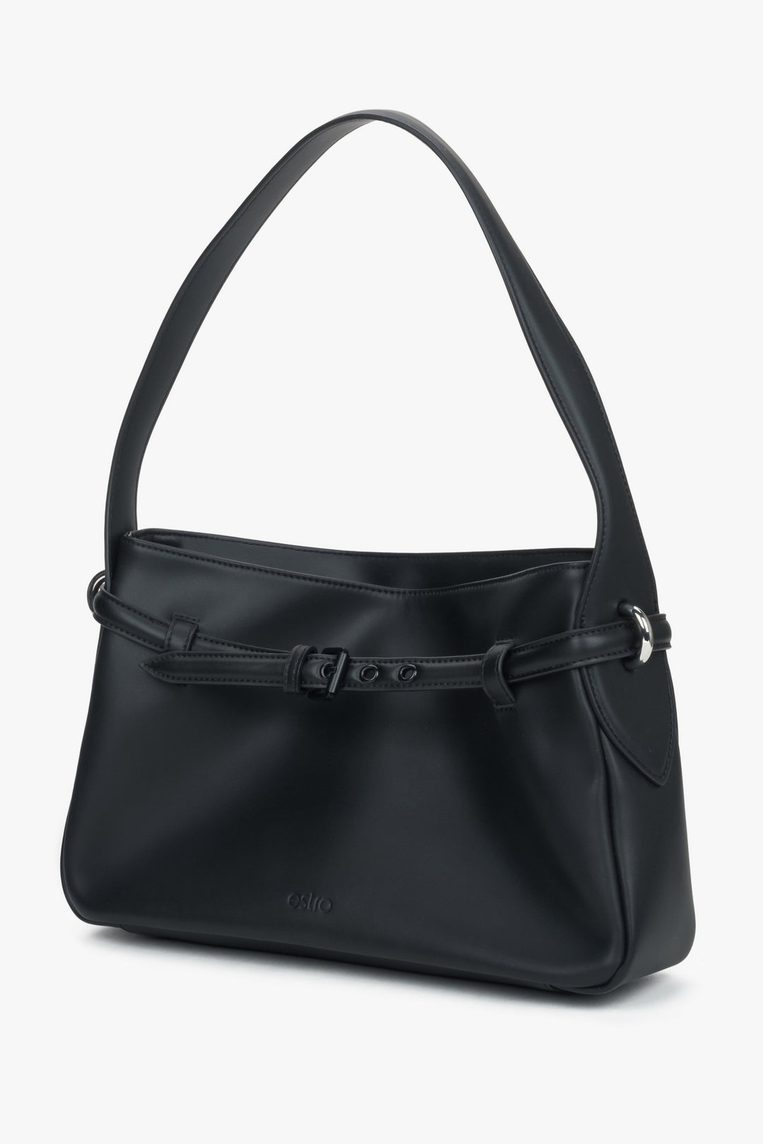 Compact yet functional design with a secure zip closure and refined finish.