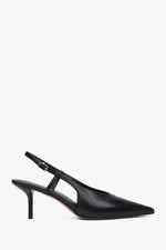 Women’s Black Slingback Pumps with a Stable Stiletto Heel Estro ER00116919.