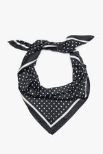 Women's Black & White Polka Dot Neckerchief Estro ER00118510.