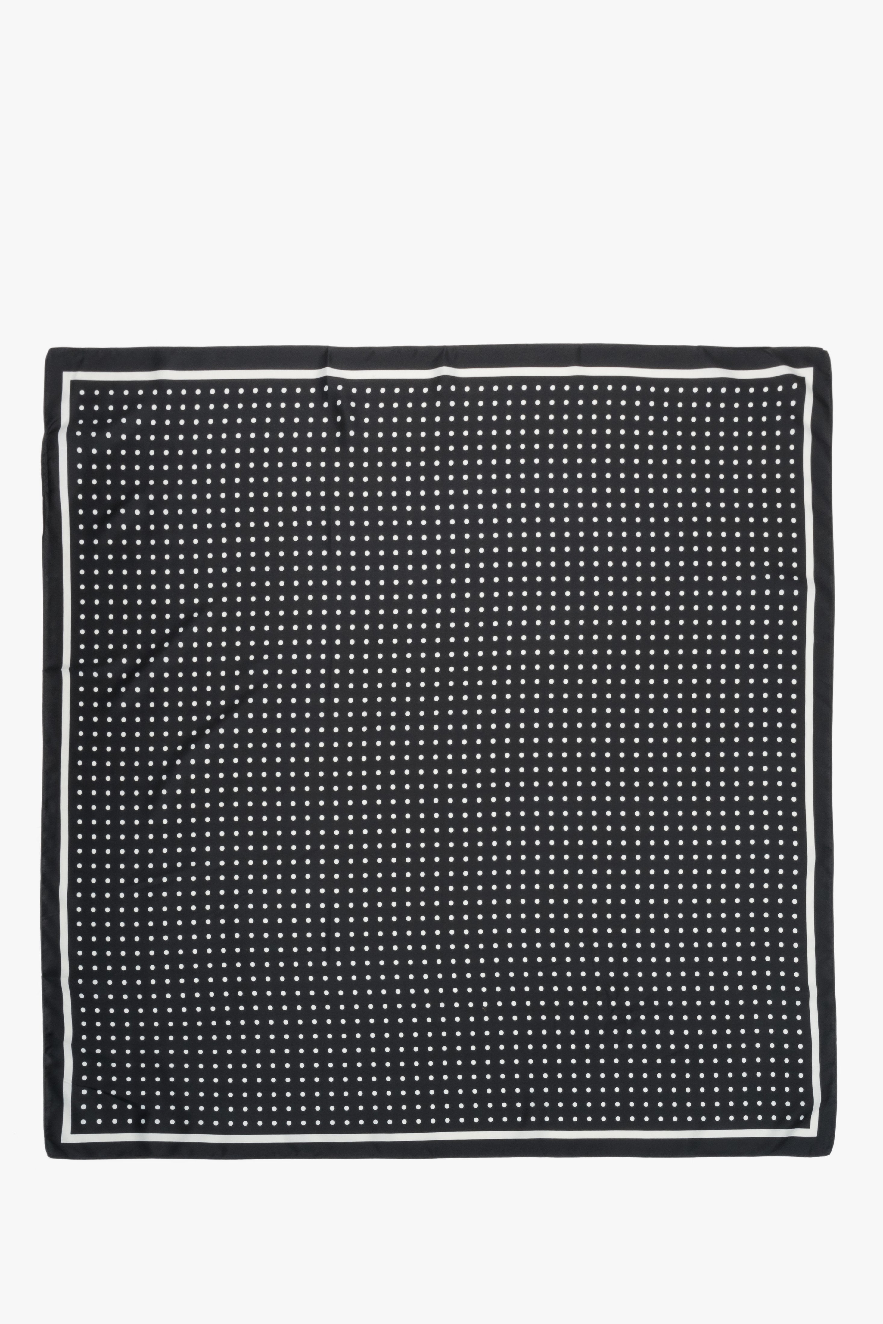 Women’s black and white polka dot neckerchief Estro.