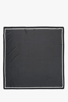 Women’s black and white polka dot neckerchief Estro.