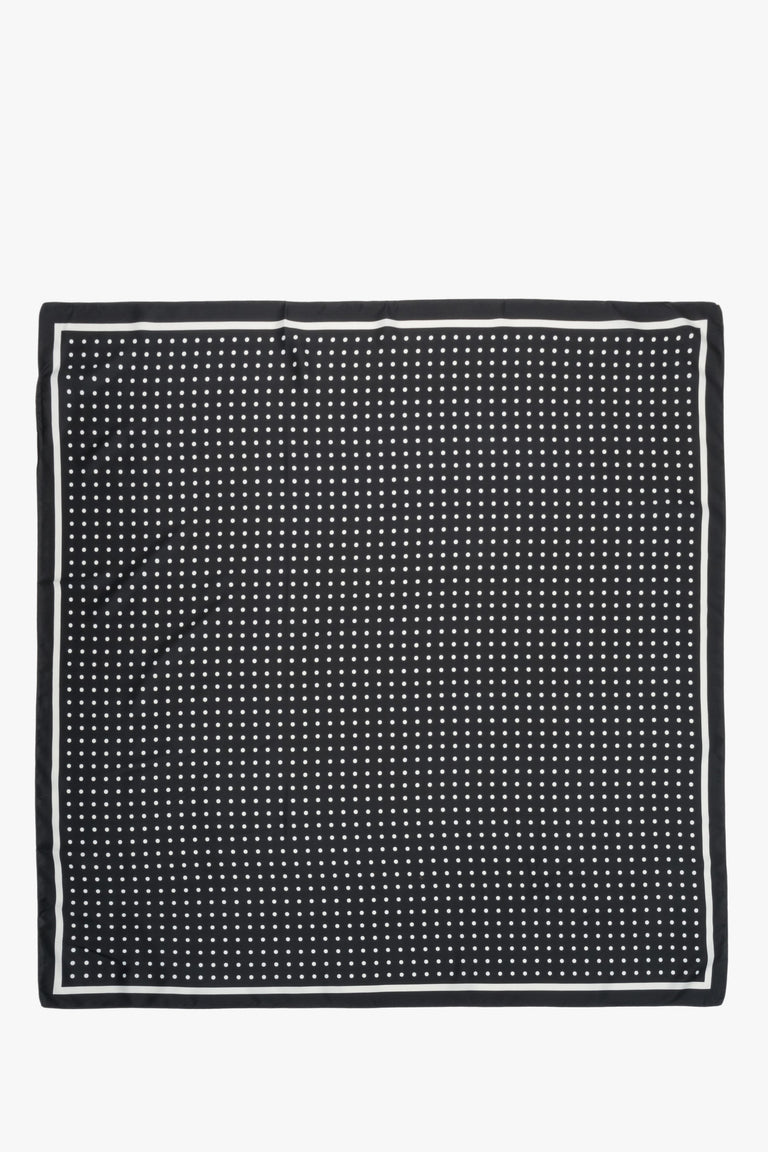 Women’s black and white polka dot neckerchief Estro.