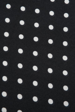 Black and white women’s neckerchief with polka dots Estro.