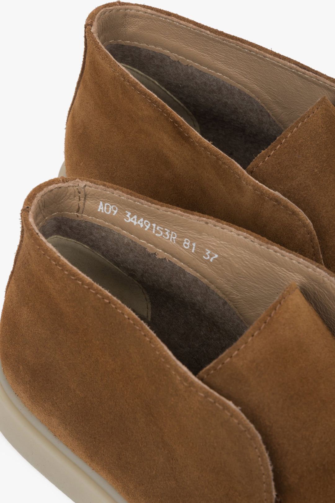 Brown platform loafers for women by Estro, made of luxurious genuine Italian suede.