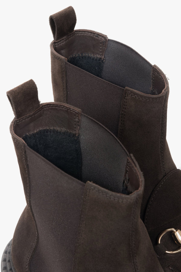 Textured rubber sole provides traction and durability for every step.