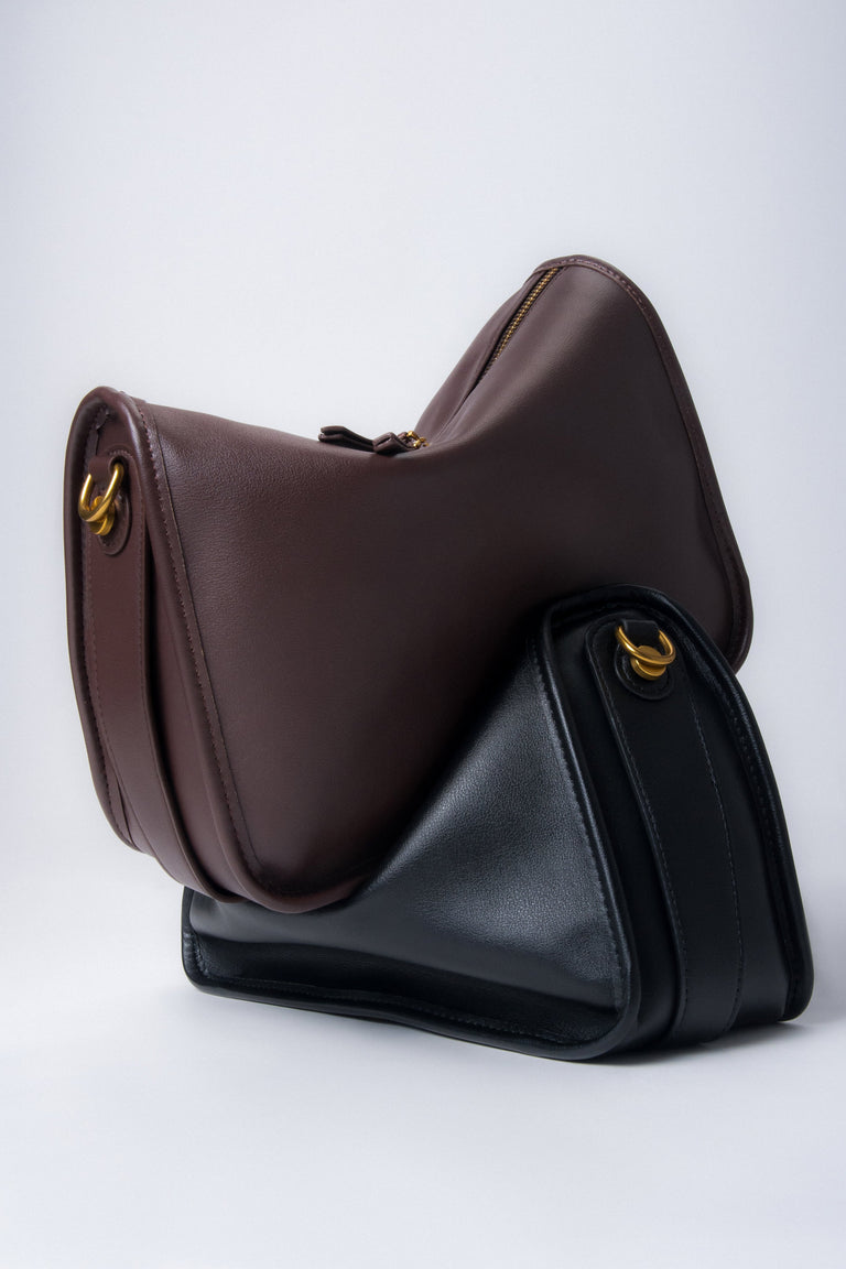 Leather women’s handbags by Estro – color comparison.