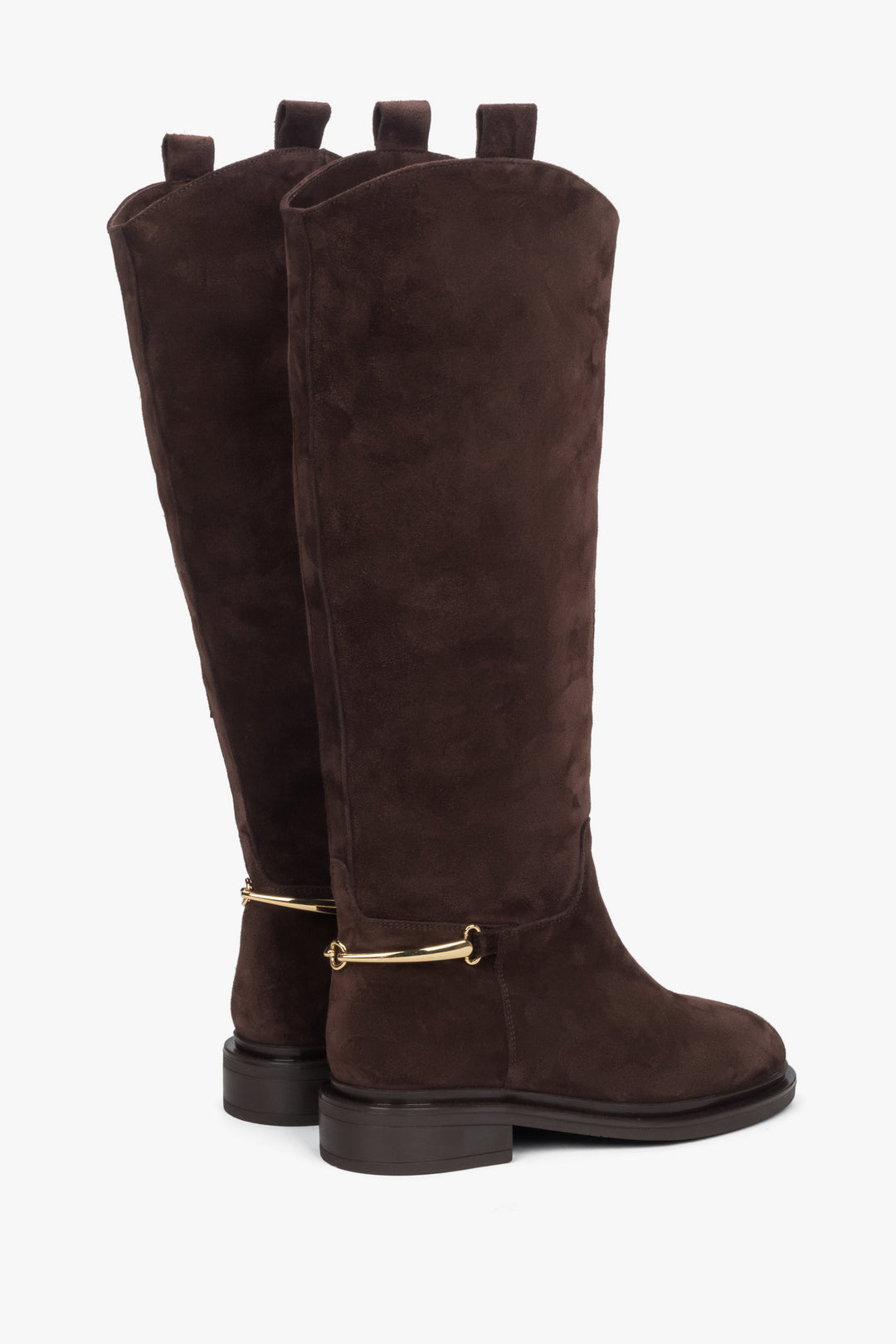 Elegant gold buckle and subtle metallic accents elevate the classic design with a touch of luxury.