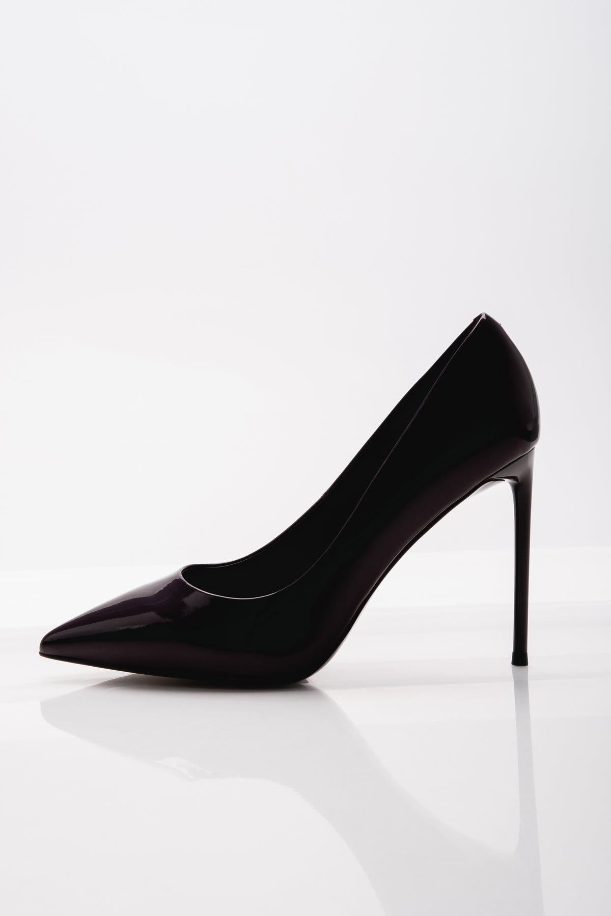 Red Burgundy Women's Stilettos in Genuine Patent Leather Estro.