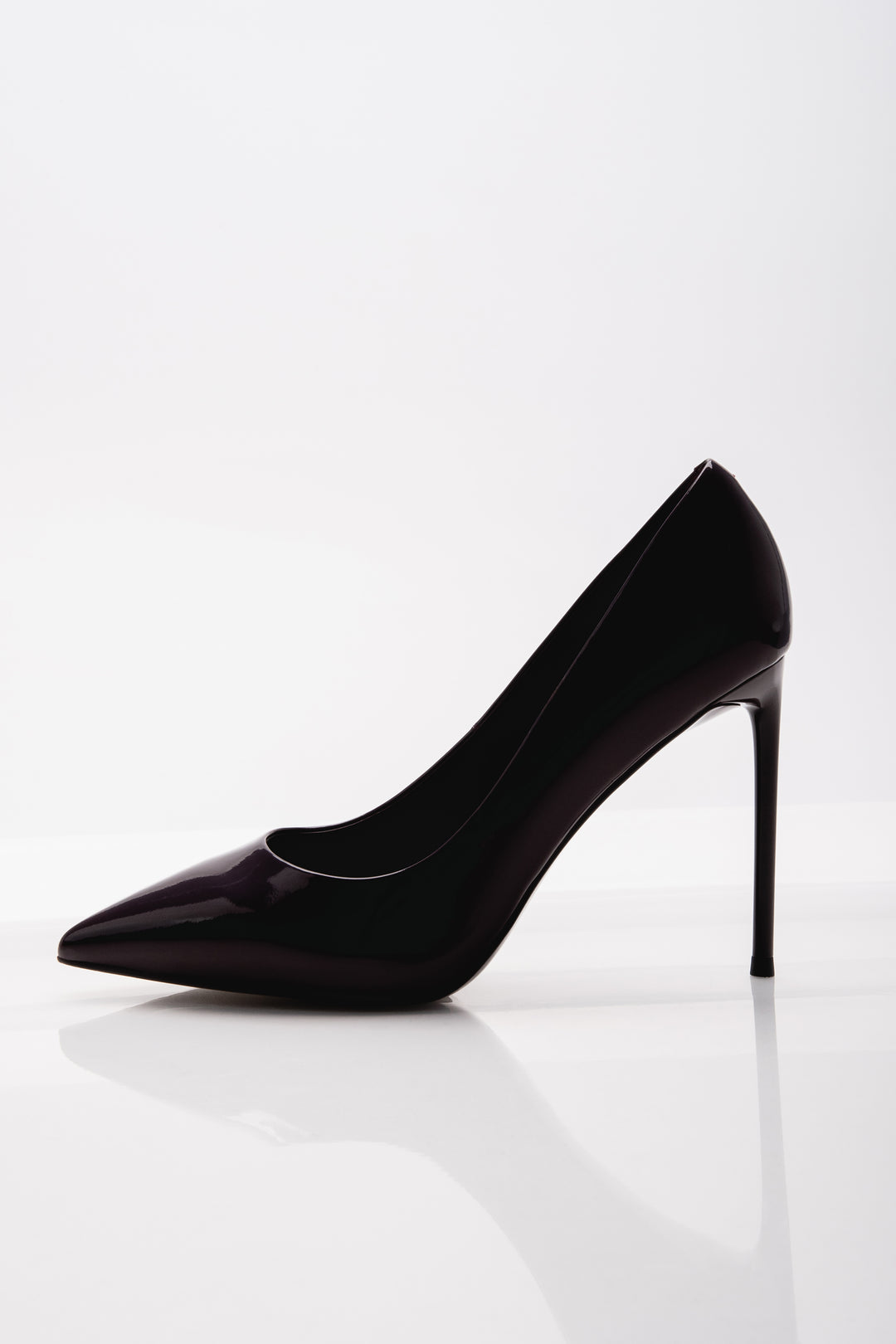 Red Burgundy Women's Stilettos in Genuine Patent Leather Estro.