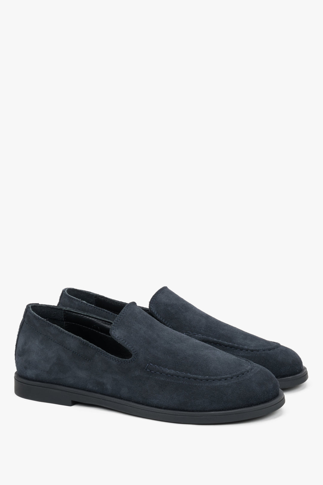 Side profile highlighting the ultra-flexible barefoot sole and elegant dark grey silhouette.