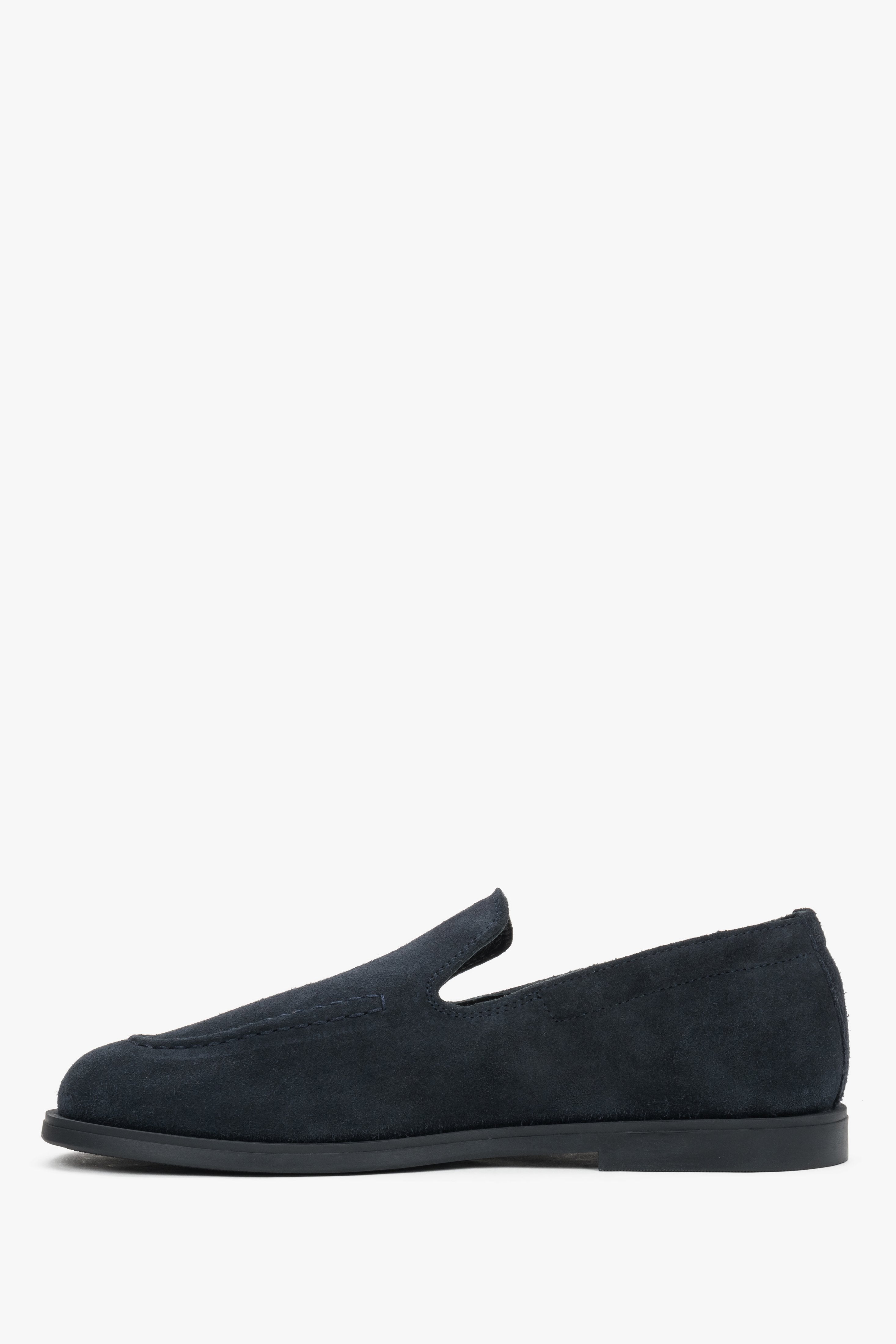 Close-up detail of the premium dark grey Italian velour and meticulous craftsmanship.