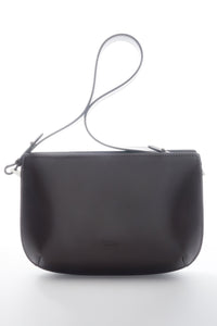 Women's Elegant Dark Brown Shoulder Bag made of Genuine Leather Estro ER00118994.