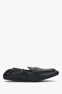 Women’s Flexible Black Loafers with Soft Heel Counter Estro ER00118783.