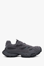 Women's Grey Soft Velour Sneakers on a Flexible Platform ES8 ER00120360.