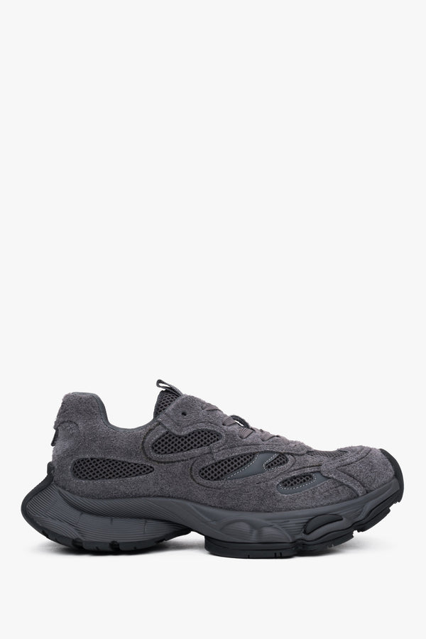 Women's Grey Soft Velour Sneakers on a Flexible Platform ES8 ER00120360.