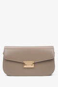 Women's Beige Shoulder Bag made of Genuine Leather Estro ER00116839.