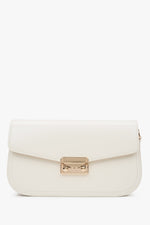 Women's Light Beige Shoulder Bag made of Genuine Leather Estro ER00116838.