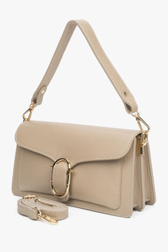 Women's Small Light Brown Shoulder Bag by Estro.