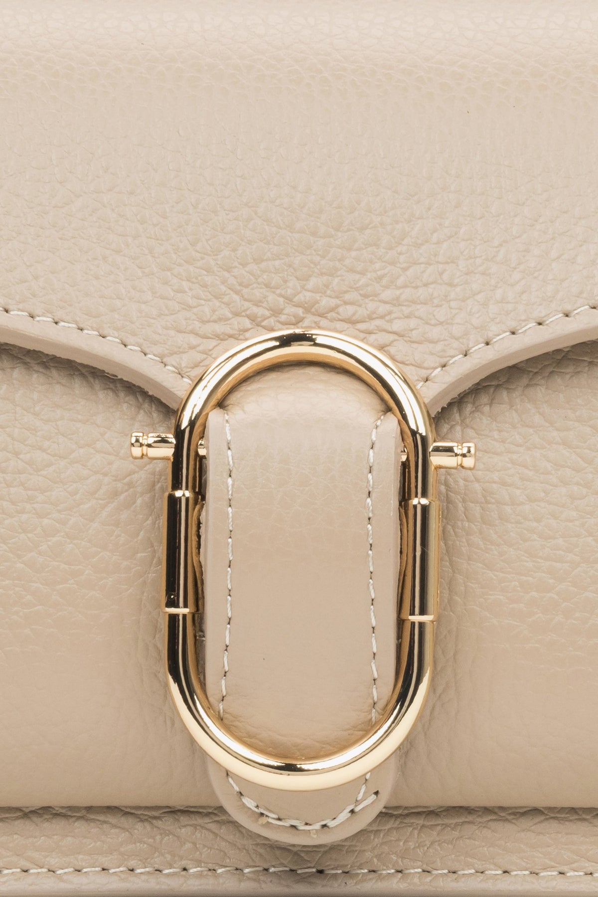 A Women's Small Light Brown Shoulder Bag Handmade in Italy.