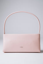 Women's Light Pink Leather Shoulder Bag Estro ER00116826.