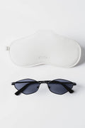 Women's Milky White Genuine Leather Glasses Case Estro ER00119894.