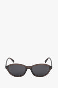 Women's Oval Sunglasses with Brown Frames Estro ER00119143.