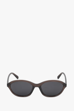 Women's Oval Sunglasses with Brown Frames Estro ER00119143.