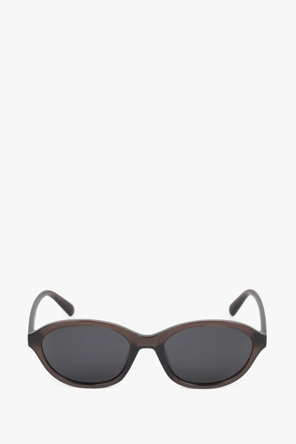 Women's Oval Sunglasses with Brown Frames Estro ER00119143.
