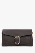 Women's Small Saddle Brown Shoulder Bag, Handmade in Italy.