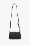 Women's Small Black Soft Genuine Leather Crossbody Bag Estro ER00118933.